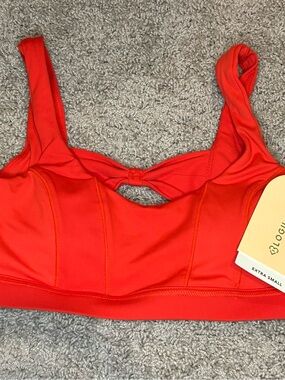 Blogilates bow back corset bra